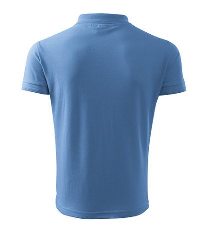 Męska Koszulka Polo Pique - 15 Błękitny