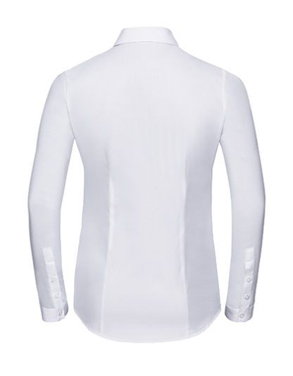 Ladies' Russell Tailored Herringbone Shirt LS