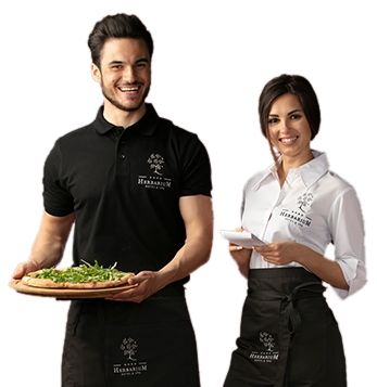 Odzież dla gastronomii Odzież gastronomiczna z nadrukiem logo