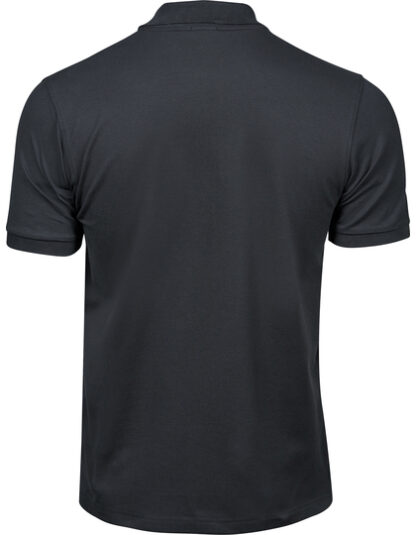 Koszulka Polo Tee Jays Luxury Stretch - Dark Grey - plecy