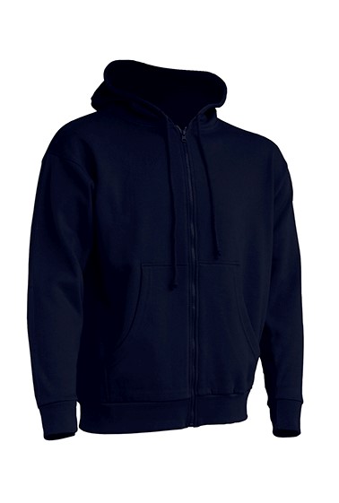 Bluza z kapturem JHK Zipped Hooded Sweater - Navy