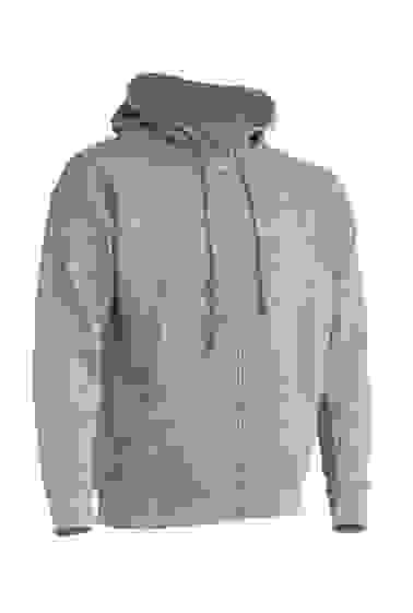 Bluza z kapturem JHK Zipped Hooded Sweater - Grey Melange