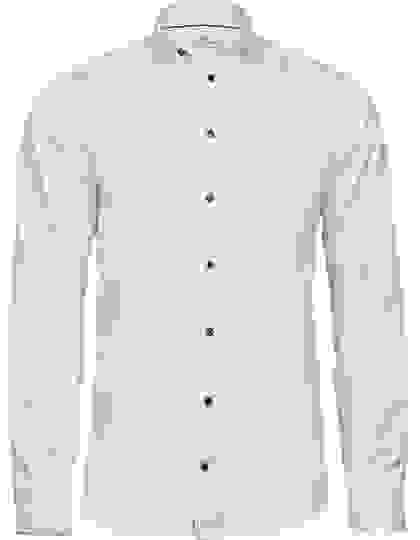 Koszula Tee Jays Luxury Shirt Slim Fit - White / Blue