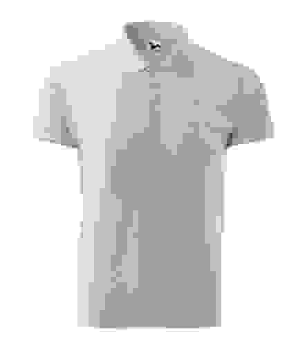 Koszulka Polo Malfini Cotton - 03 Jasnoszary Melanż