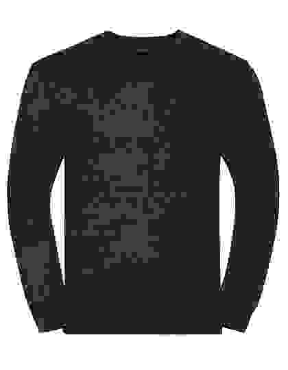 Sweter biznesowy z logo Russel - Denim Marl