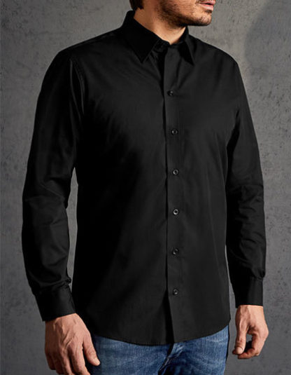 Koszula Promodoro Men`s Poplin Shirt Long Sleeve - Black