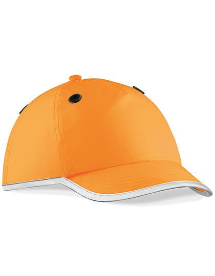 Czapko-Kask Beechfield Enhanced-Viz EN812 Bump Cap - Orange