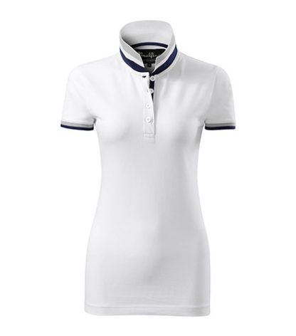 Damska koszulka Polo Malfini Premium Collar Cup - 00 biały