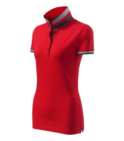 Damska koszulka Polo Malfini Premium Collar Cup - 71 formula red