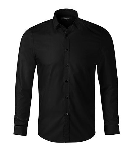 Koszula męska taliowana Malfini Premium Dynamic - 01 czarny