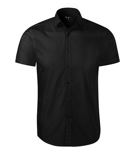 Koszula męska taliowana Malfini Premium Flash - 01 czarny