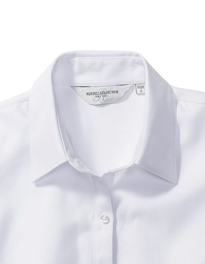 Koszula Russell Ladies` Long Sleeve Tailored Herringbone Shirt