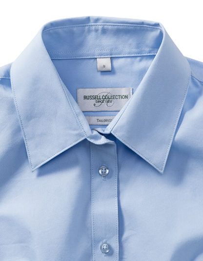 Koszula Russell Ladies` Short Sleeve Tailored Coolmax® Shirt