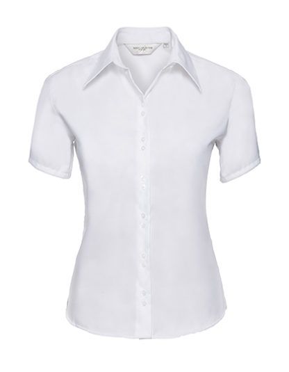 Ladies` Russell Tailored Non-Iron Shirt SS