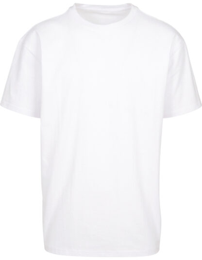 Koszulka Build Your Brand Heavy Oversize Tee - White - plecy