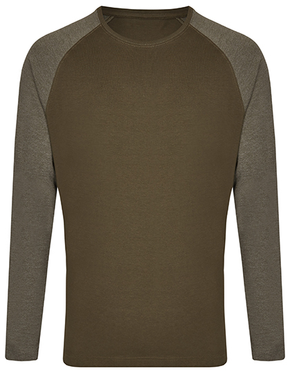 Long Sleeve kontrastowy Miners Mate - My Mate Unisex - Olive Heather Olive