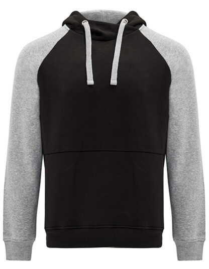 Kontrastowa bluza Roly Badet Hooded Sweatshirt - Black - Heather Grey