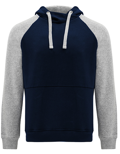 Kontrastowa bluza Roly Badet Hooded Sweatshirt - Navy Blue - Heather Grey