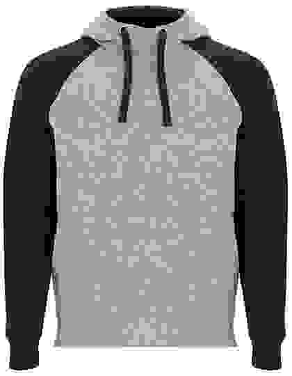 Kontrastowa bluza Roly Badet Hooded Sweatshirt - Heather Grey - Black
